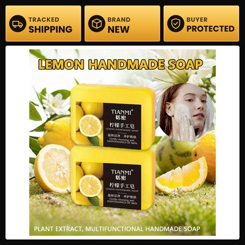 Handmade lemon soap - handmade,